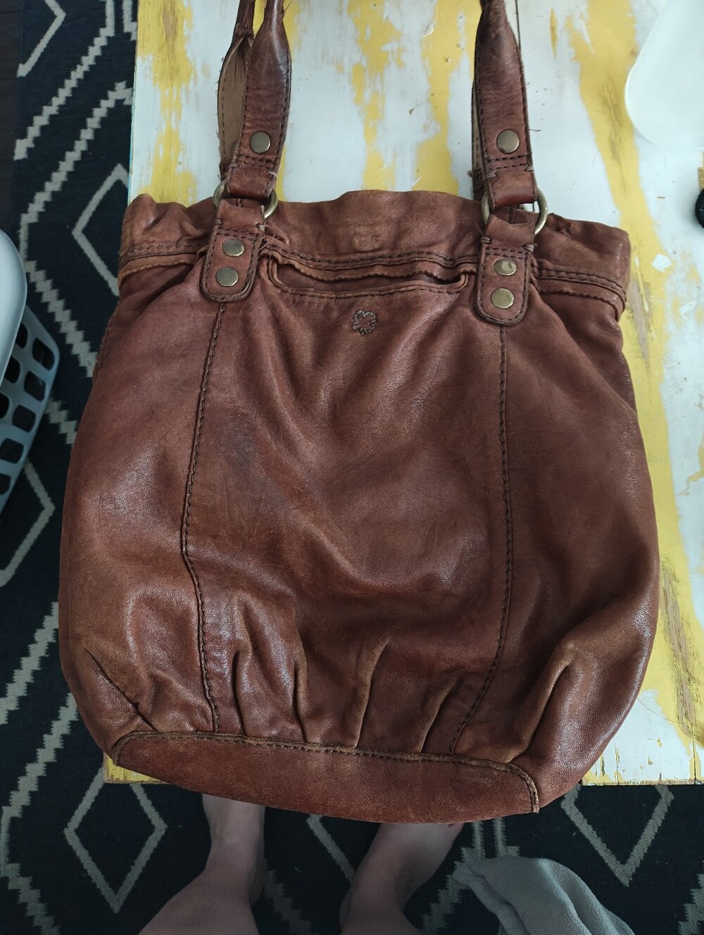 Lucky Brand Women’s Brown Leather Tote Bag